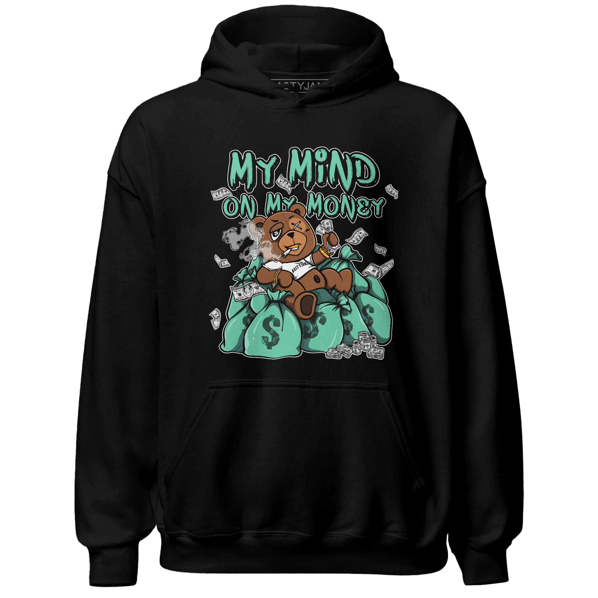 High OG Green Glow 1s Hoodie Match My Mind On My Money BER - NastyJamz