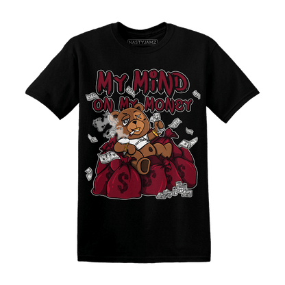 High White Team Red 1s T Shirt Match My Mind On My Money BER - NastyJamz