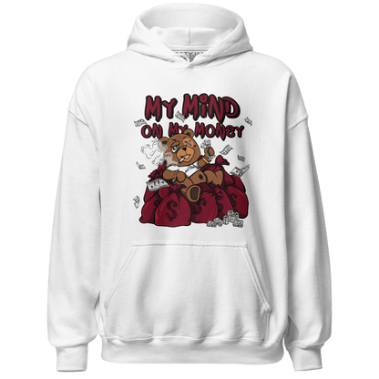 High White Team Red 1s Hoodie Match My Mind On My Money BER - NastyJamz
