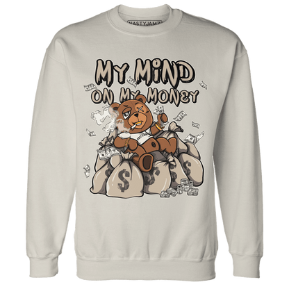 Latte 1s Sweatshirt Match My Mind On My Money BER - NastyJamz