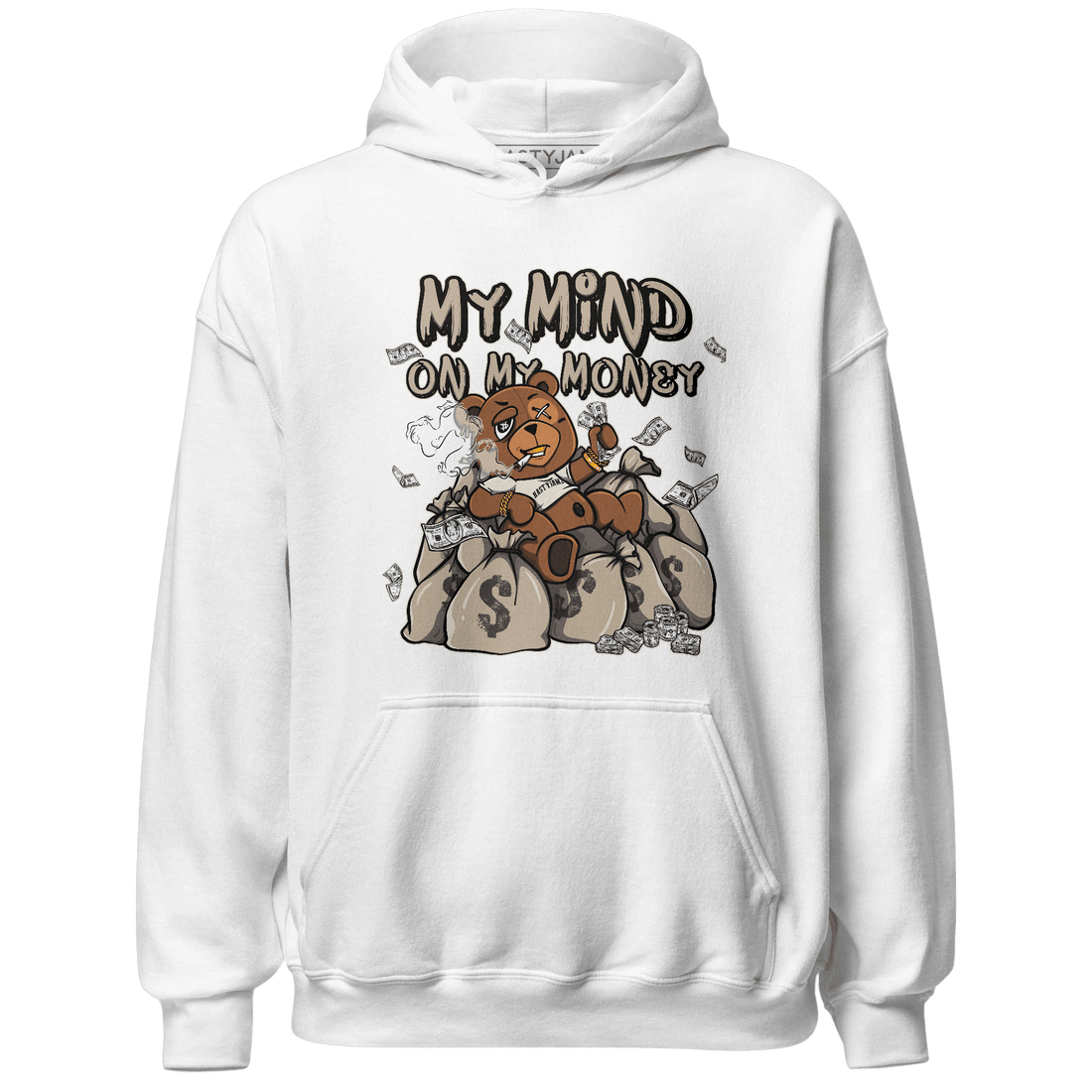 Latte 1s Hoodie Match My Mind On My Money BER - NastyJamz