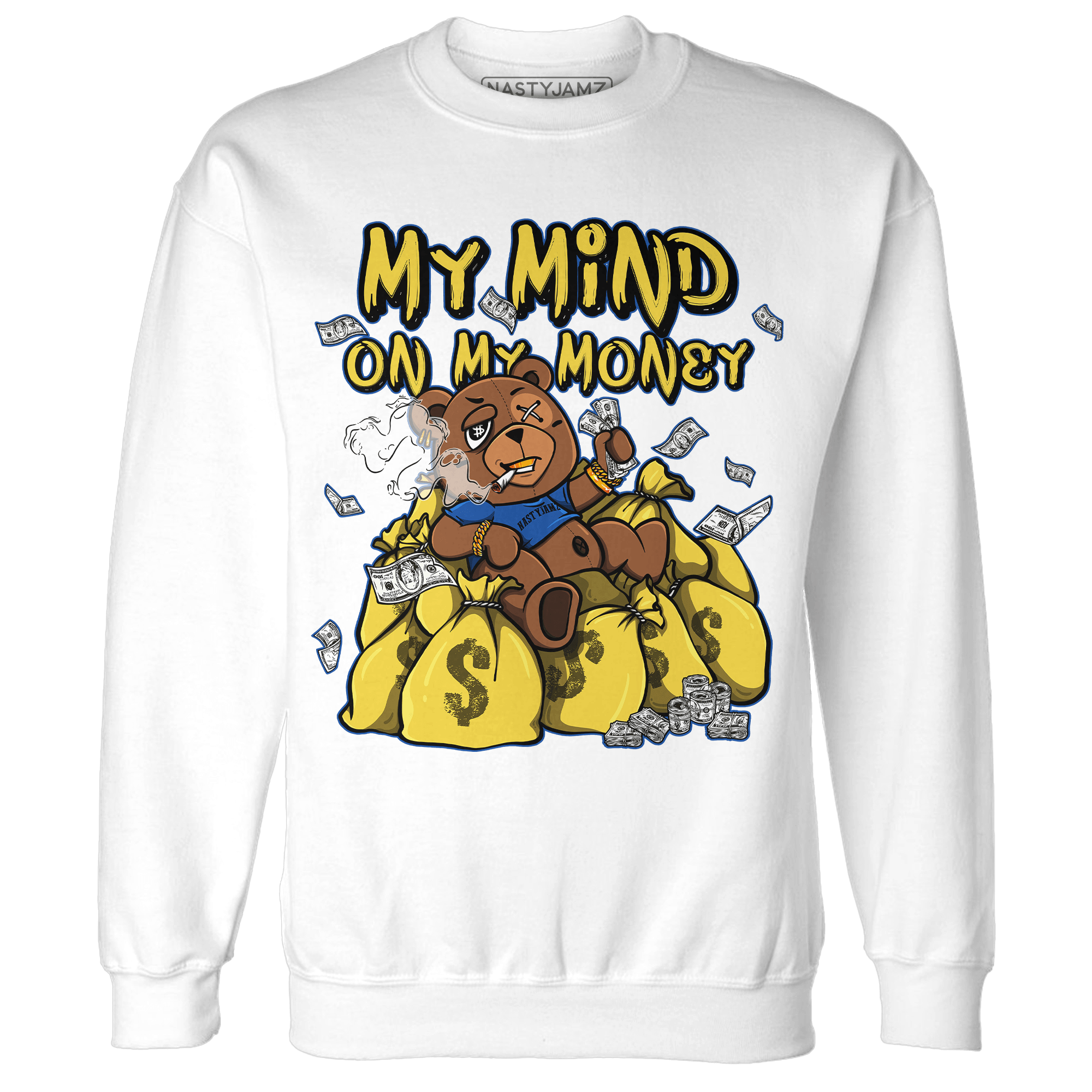 Low OG Canary TVSC 1s Sweatshirt Match My Mind On My Money BER - NastyJamz