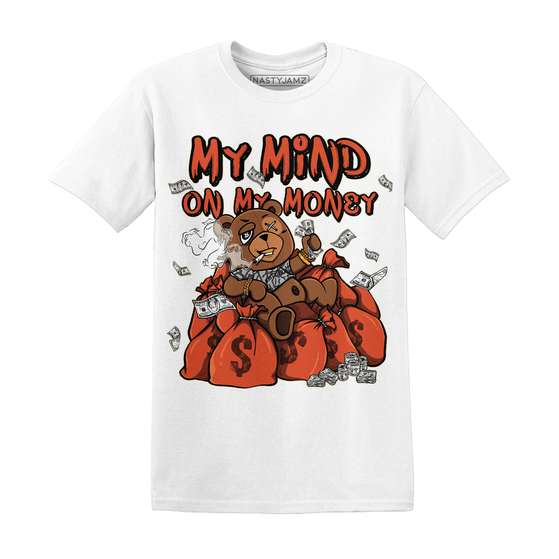 Georgia Peach 3s T Shirt Match My Mind On My Money BER - NastyJamz