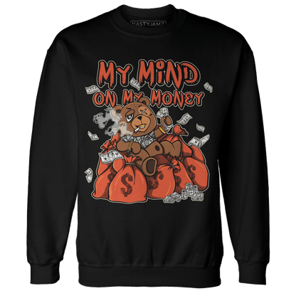 Georgia Peach 3s Sweatshirt Match My Mind On My Money BER - NastyJamz