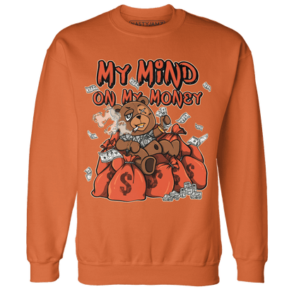 Georgia Peach 3s Sweatshirt Match My Mind On My Money BER - NastyJamz
