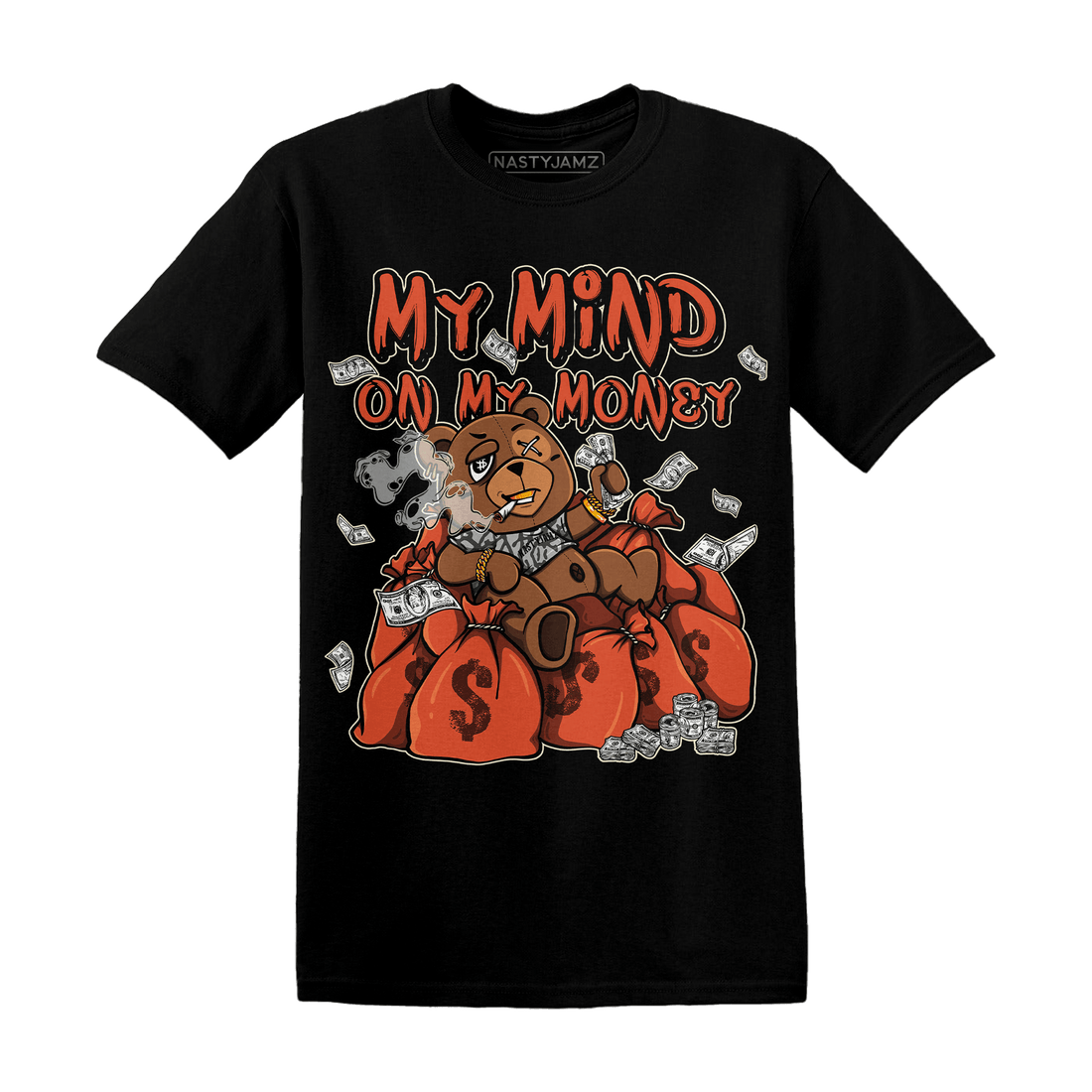 Georgia Peach 3s T Shirt Match My Mind On My Money BER - NastyJamz