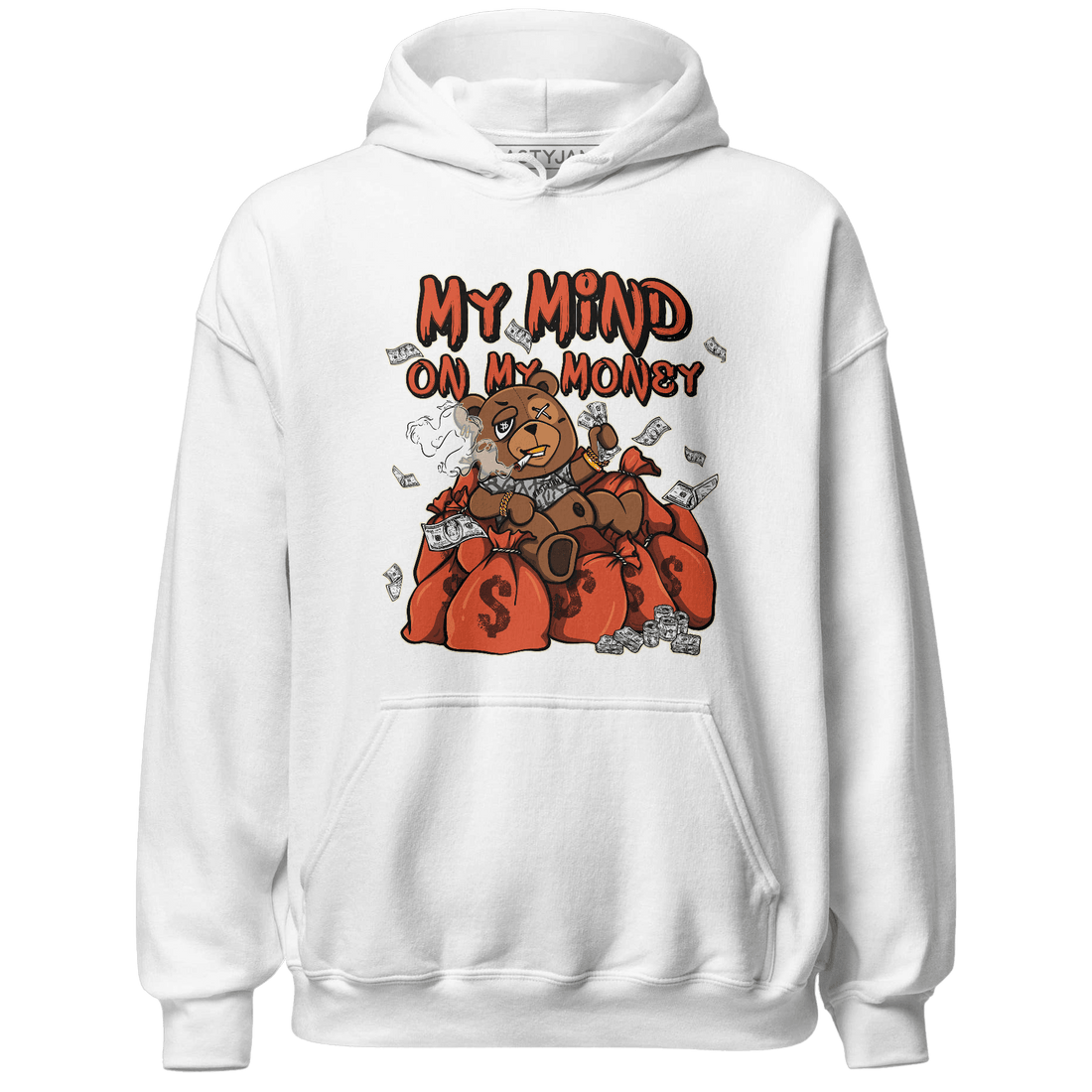 Georgia Peach 3s Hoodie Match My Mind On My Money BER - NastyJamz