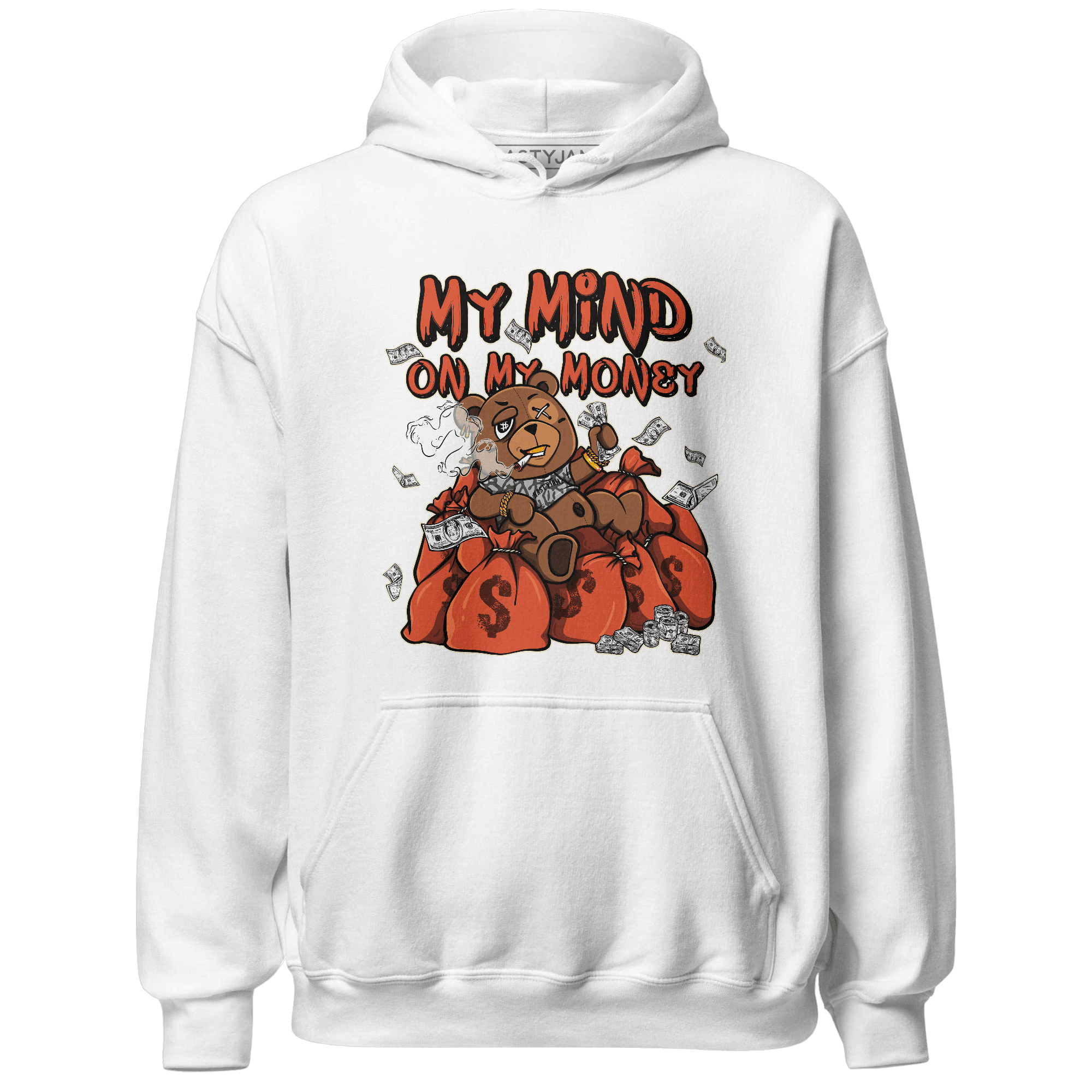 Georgia Peach 3s Hoodie Match My Mind On My Money BER - NastyJamz