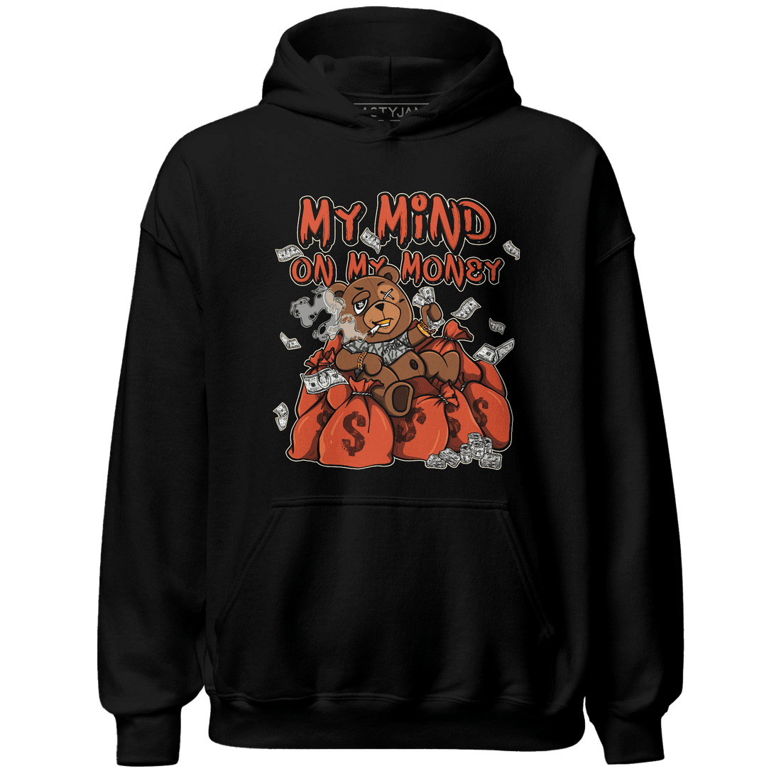 Georgia Peach 3s Hoodie Match My Mind On My Money BER - NastyJamz