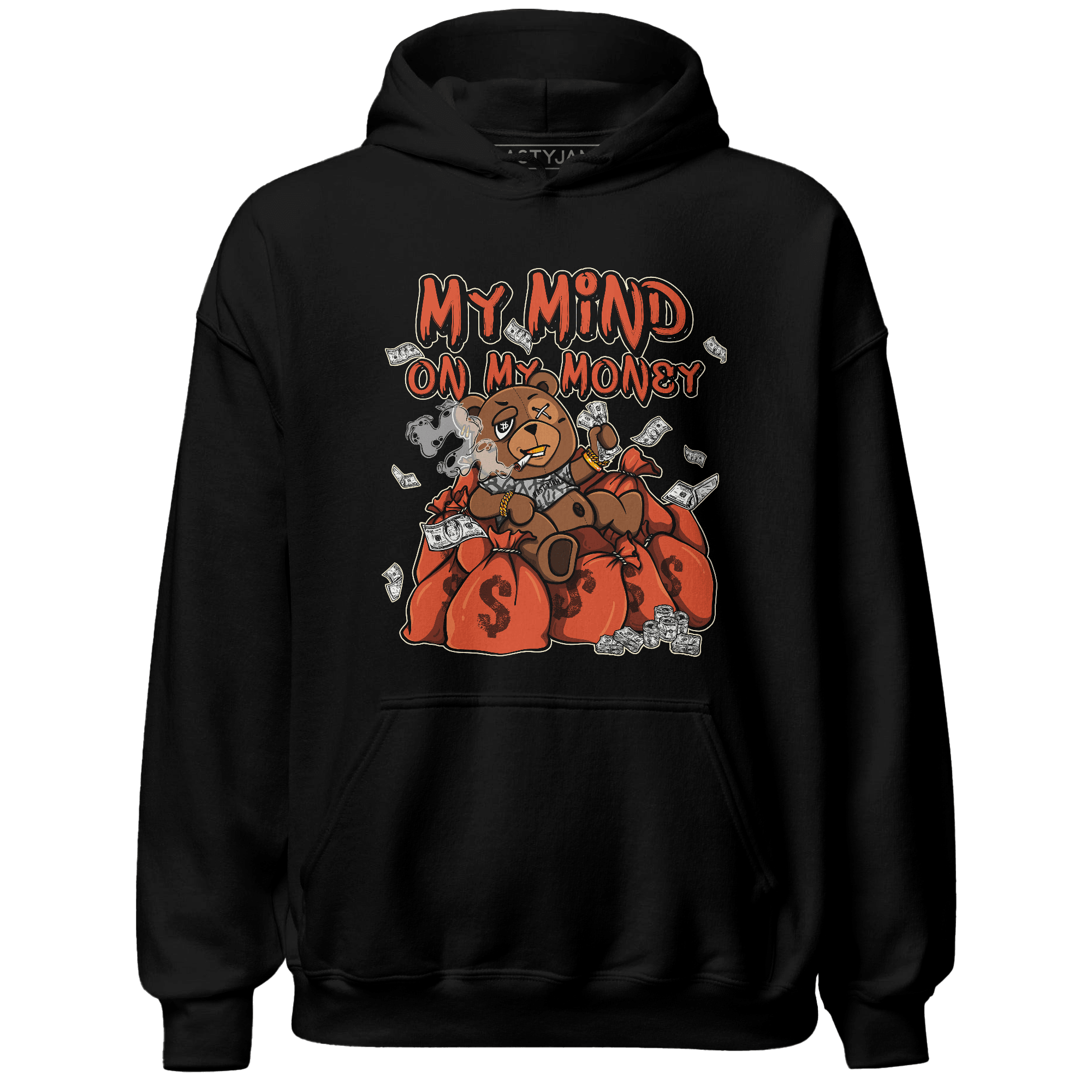 Georgia Peach 3s Hoodie Match My Mind On My Money BER - NastyJamz