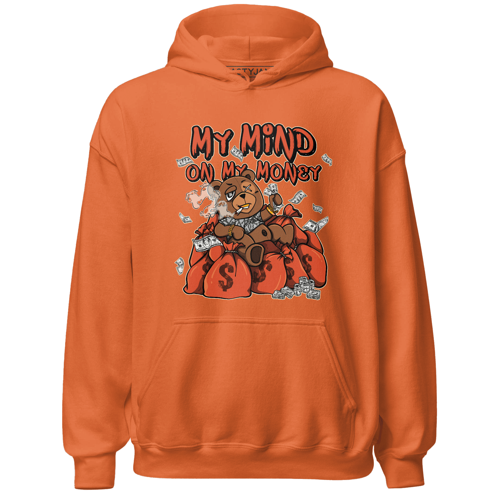 Georgia Peach 3s Hoodie Match My Mind On My Money BER - NastyJamz