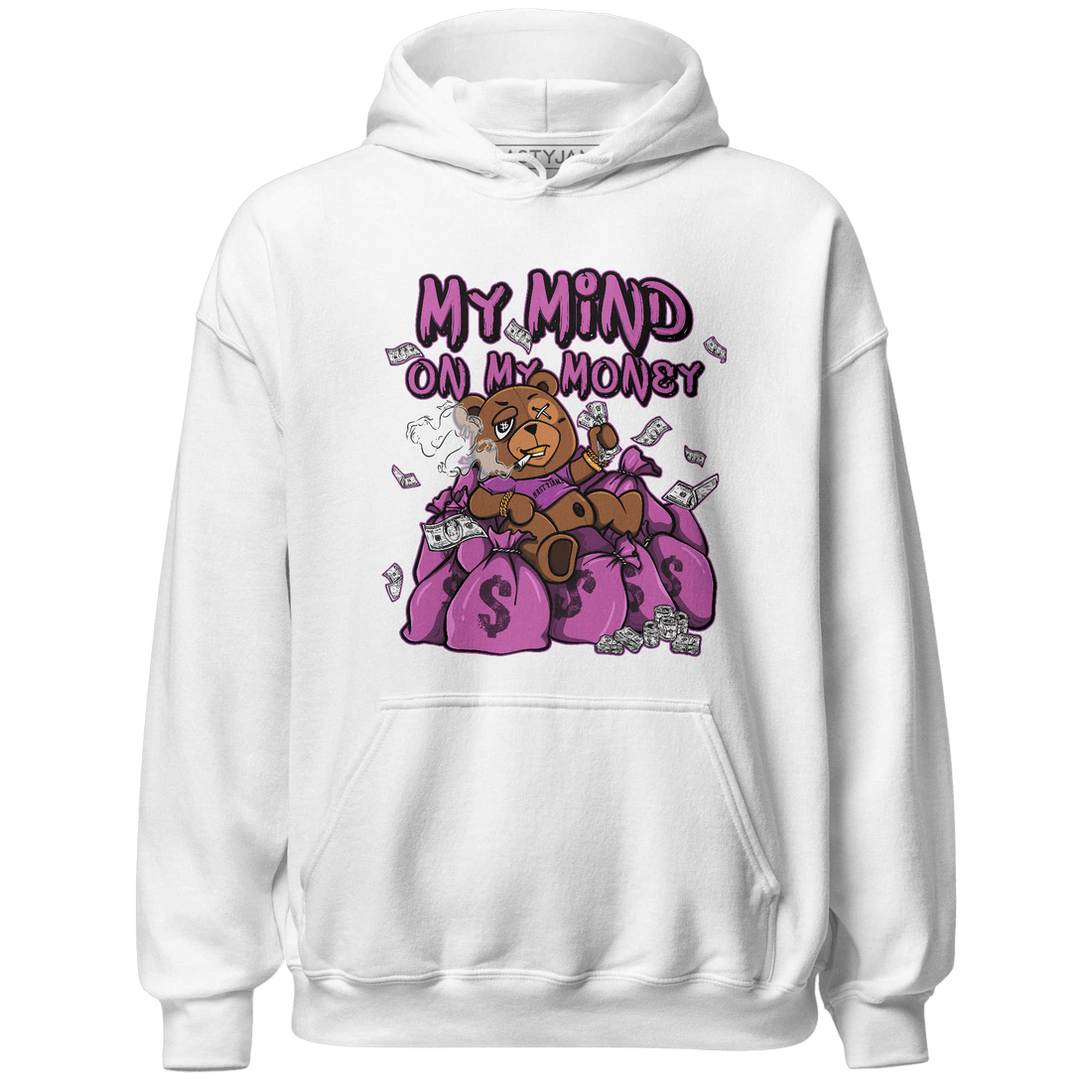 GS Hyper Violet 4s Hoodie Match My Mind On My Money BER - NastyJamz