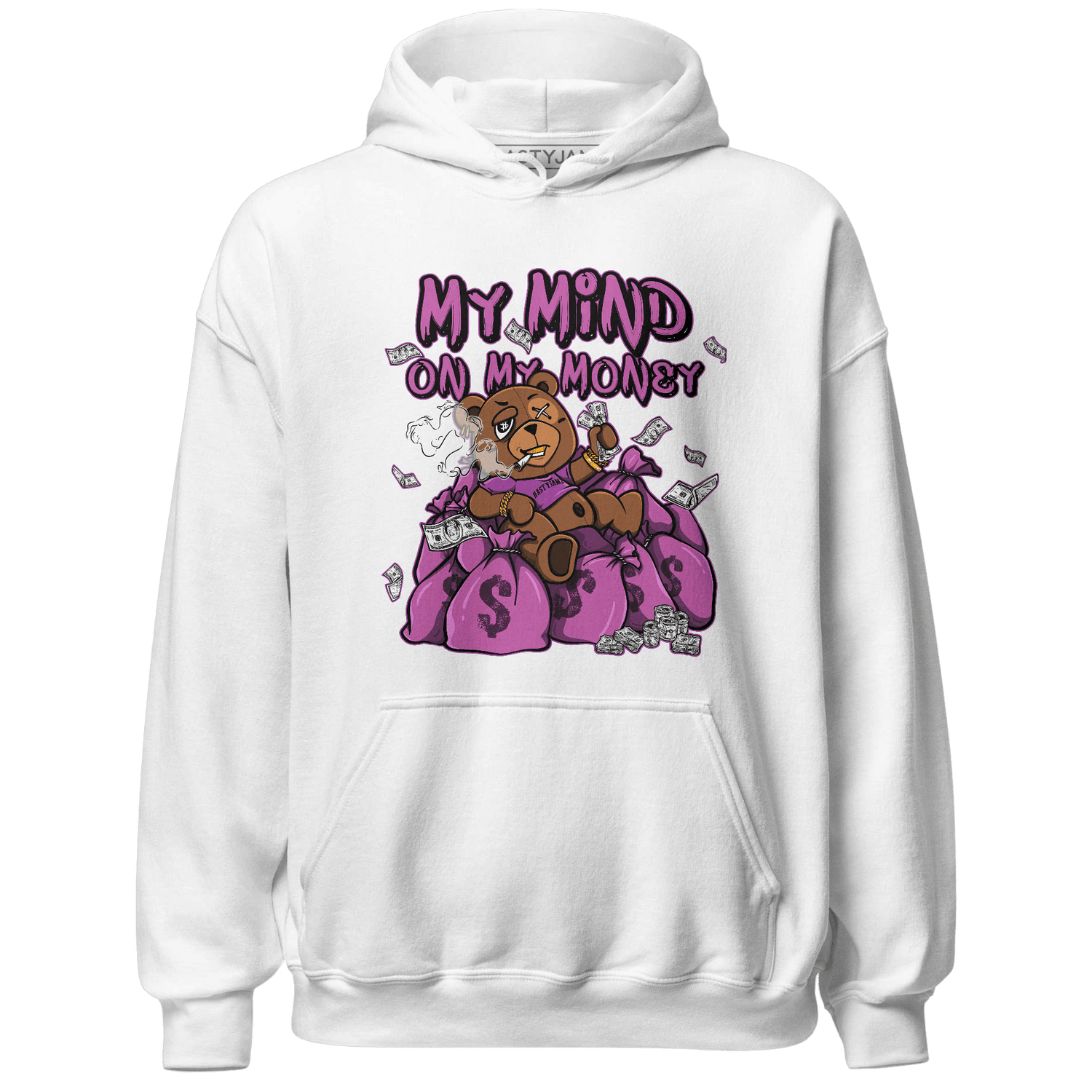 GS Hyper Violet 4s Hoodie Match My Mind On My Money BER - NastyJamz