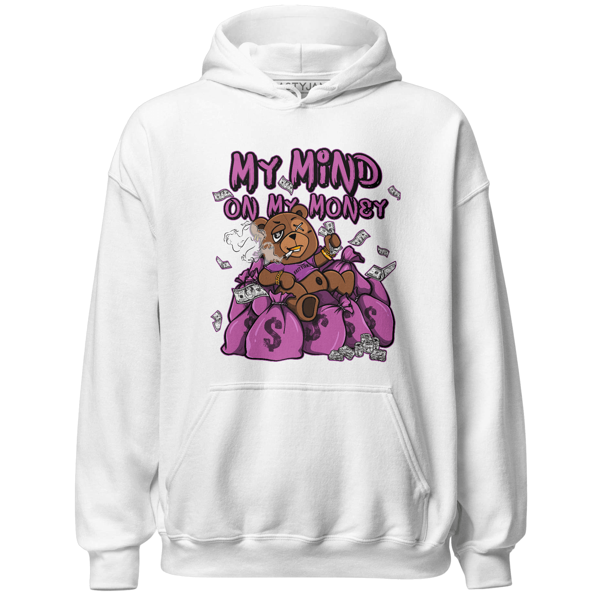 GS Hyper Violet 4s Hoodie Match My Mind On My Money BER - NastyJamz