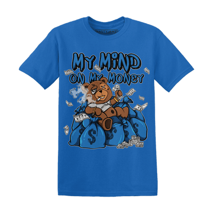 Industrial Blue 4s T Shirt Match My Mind On My Money BER - NastyJamz