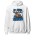 Industrial Blue 4s Hoodie Match My Mind On My Money BER - NastyJamz