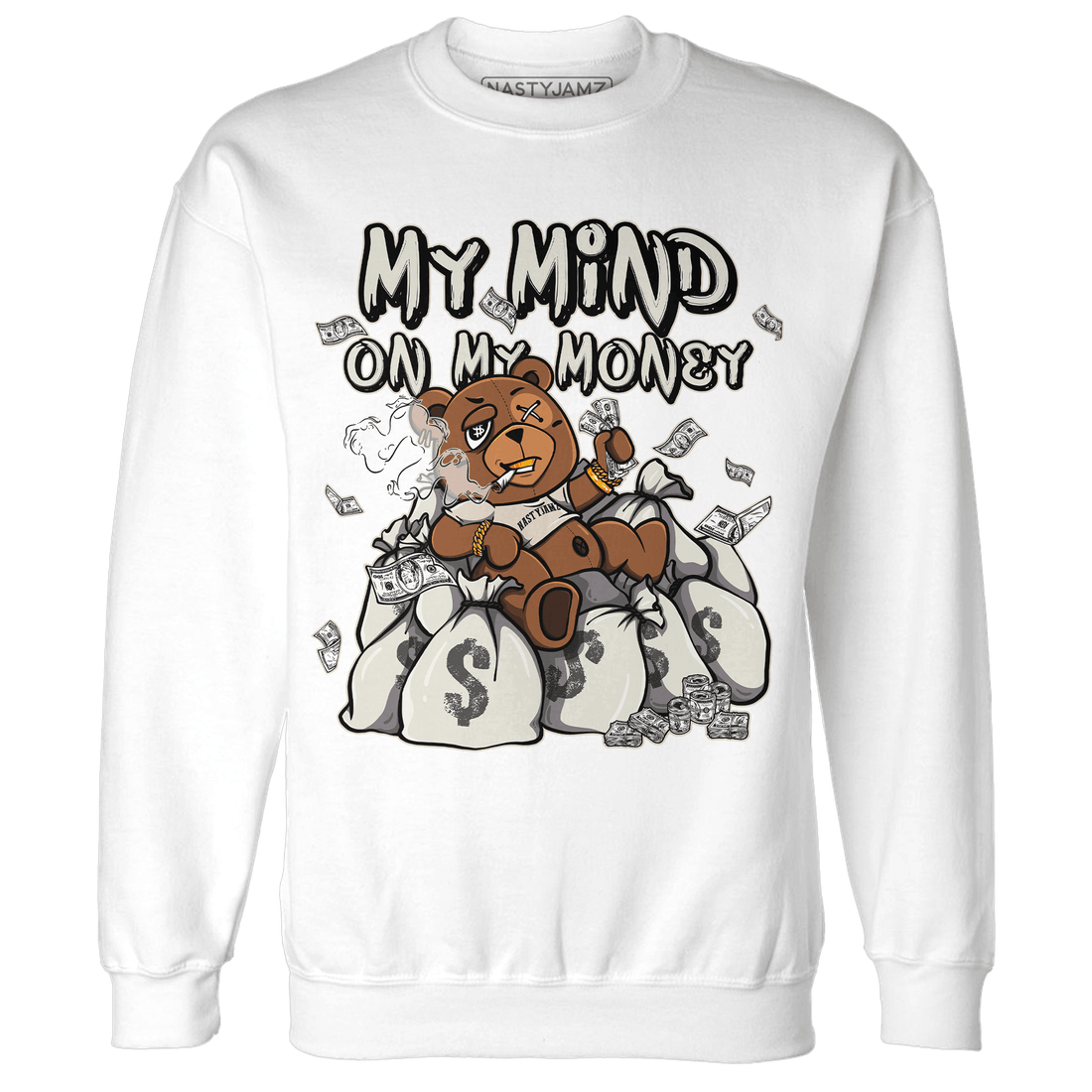 SE Sail 5s Sweatshirt Match My Mind On My Money BER - NastyJamz