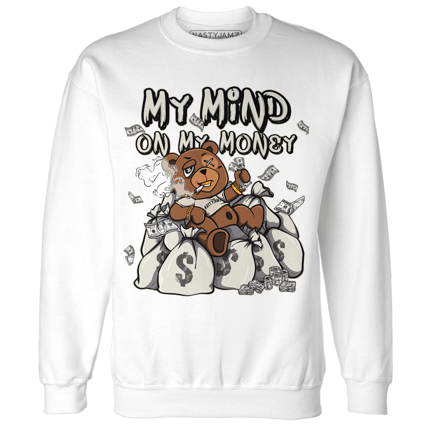 SE Sail 5s Sweatshirt Match My Mind On My Money BER - NastyJamz