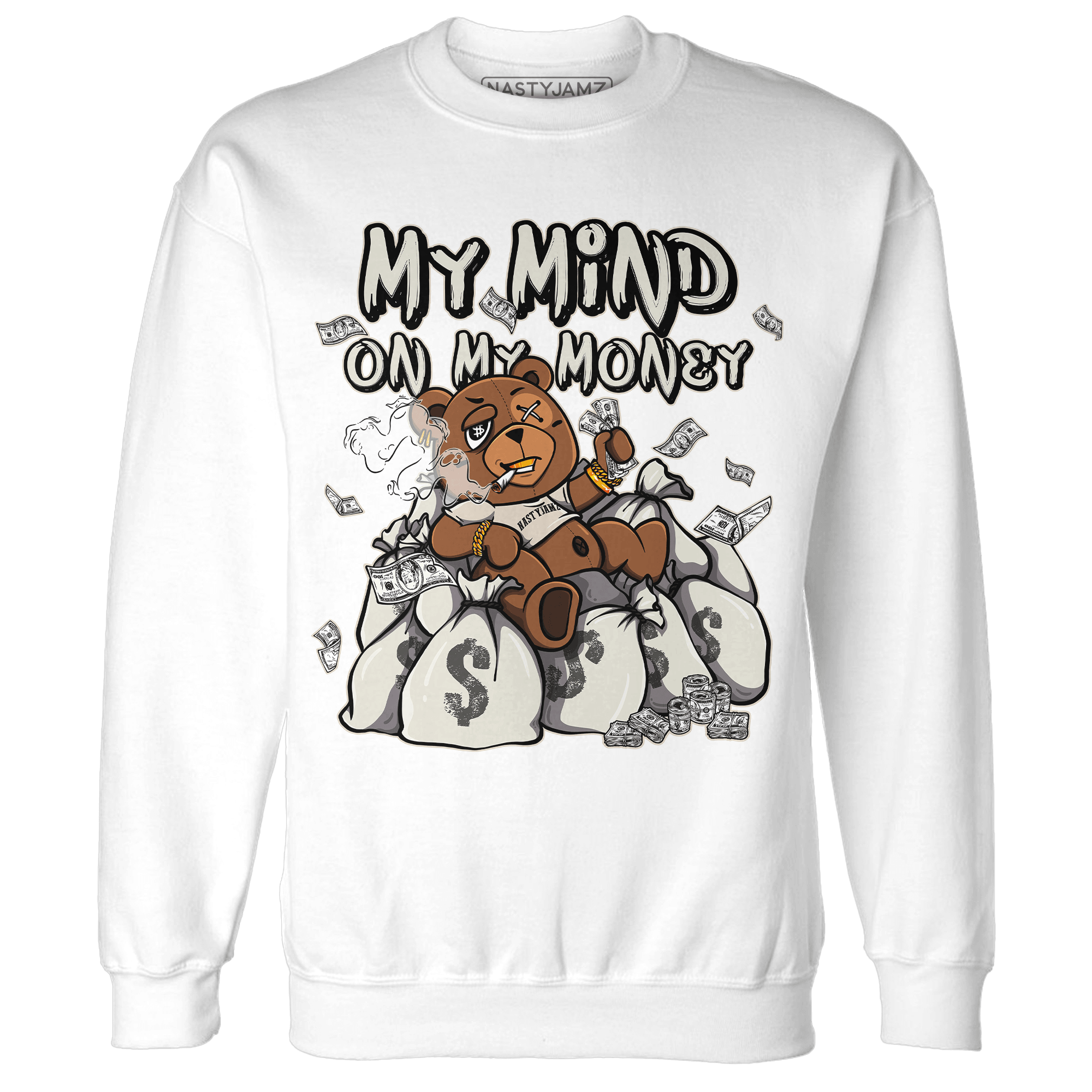 SE Sail 5s Sweatshirt Match My Mind On My Money BER - NastyJamz