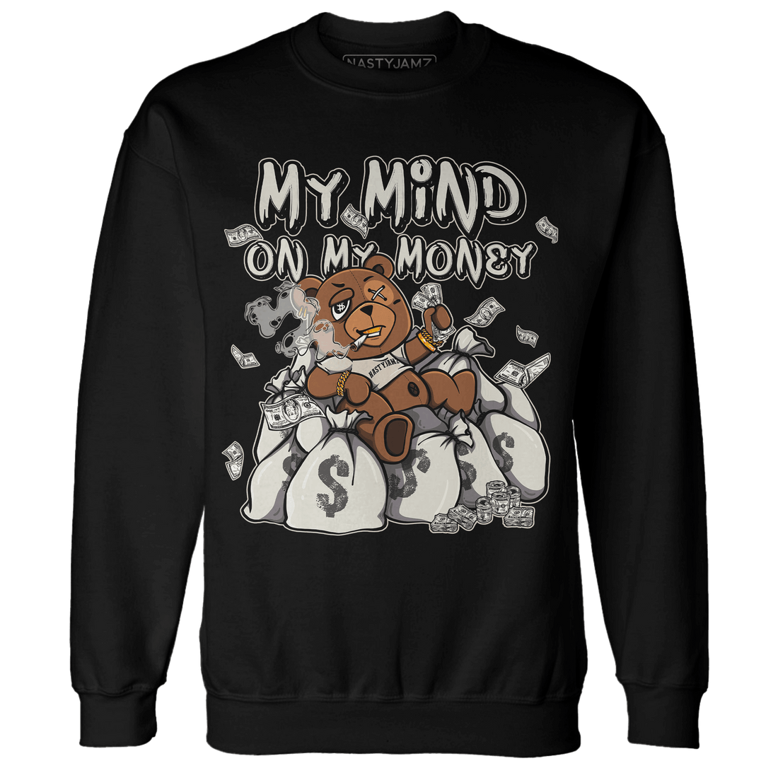 SE Sail 5s Sweatshirt Match My Mind On My Money BER - NastyJamz