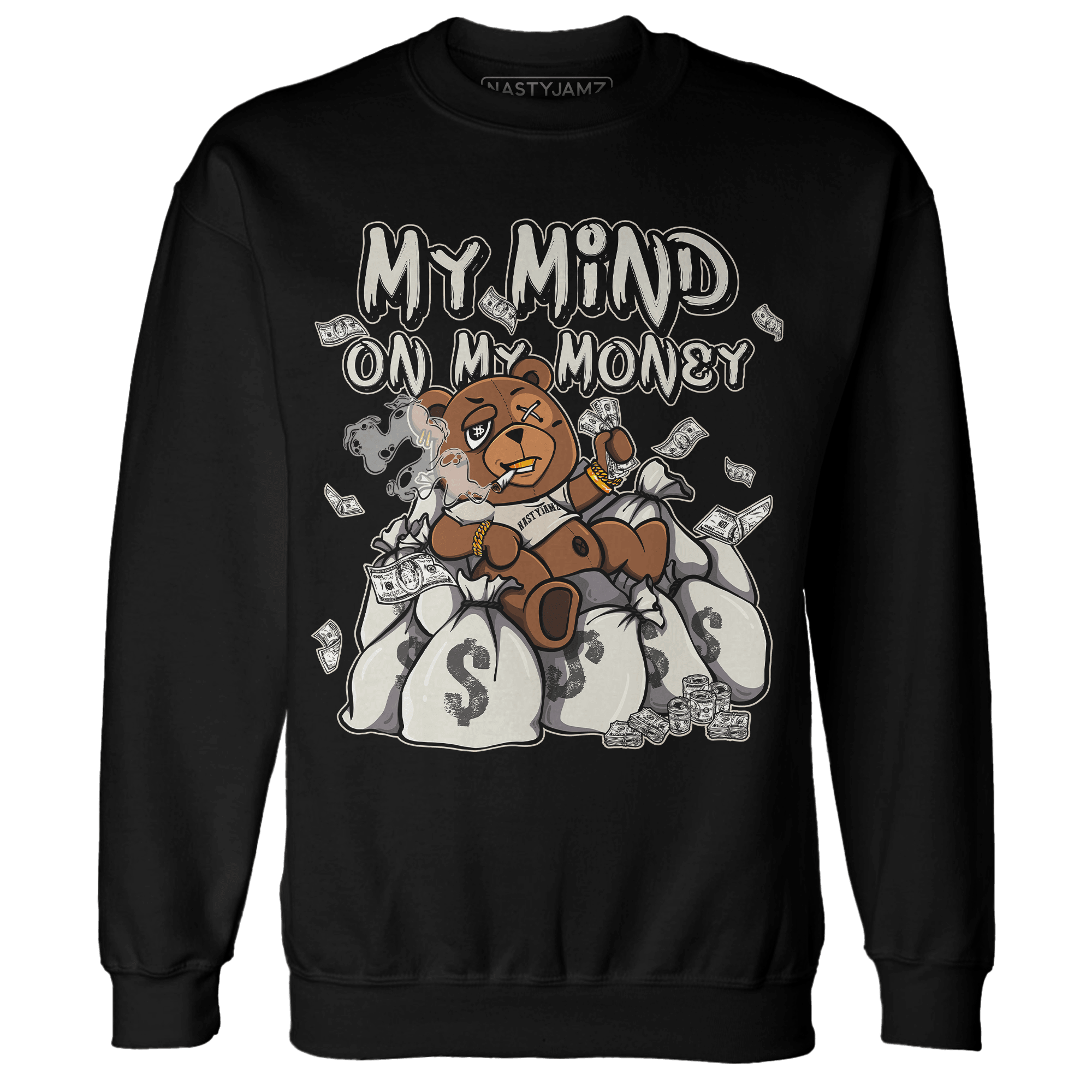 SE Sail 5s Sweatshirt Match My Mind On My Money BER - NastyJamz