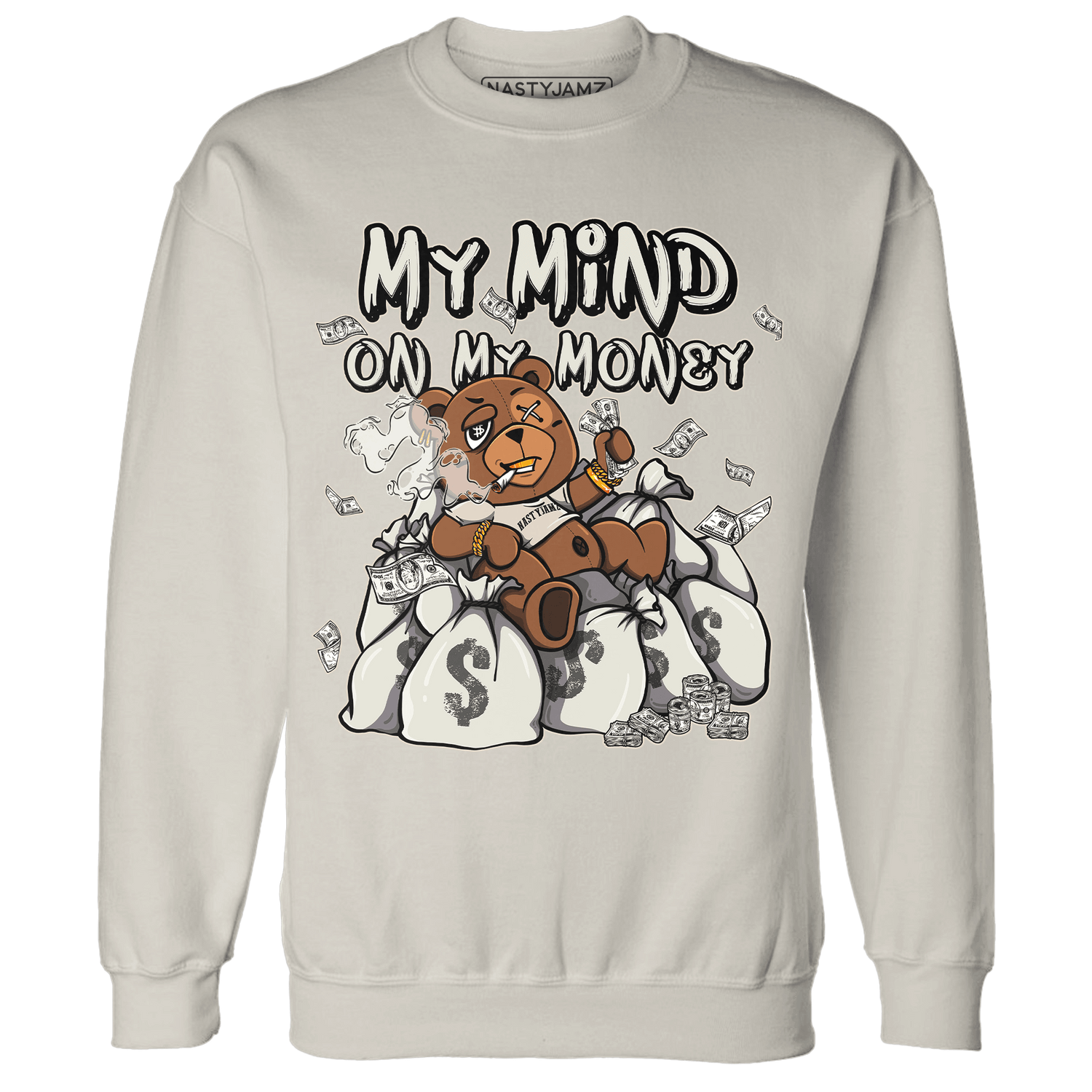 SE Sail 5s Sweatshirt Match My Mind On My Money BER - NastyJamz