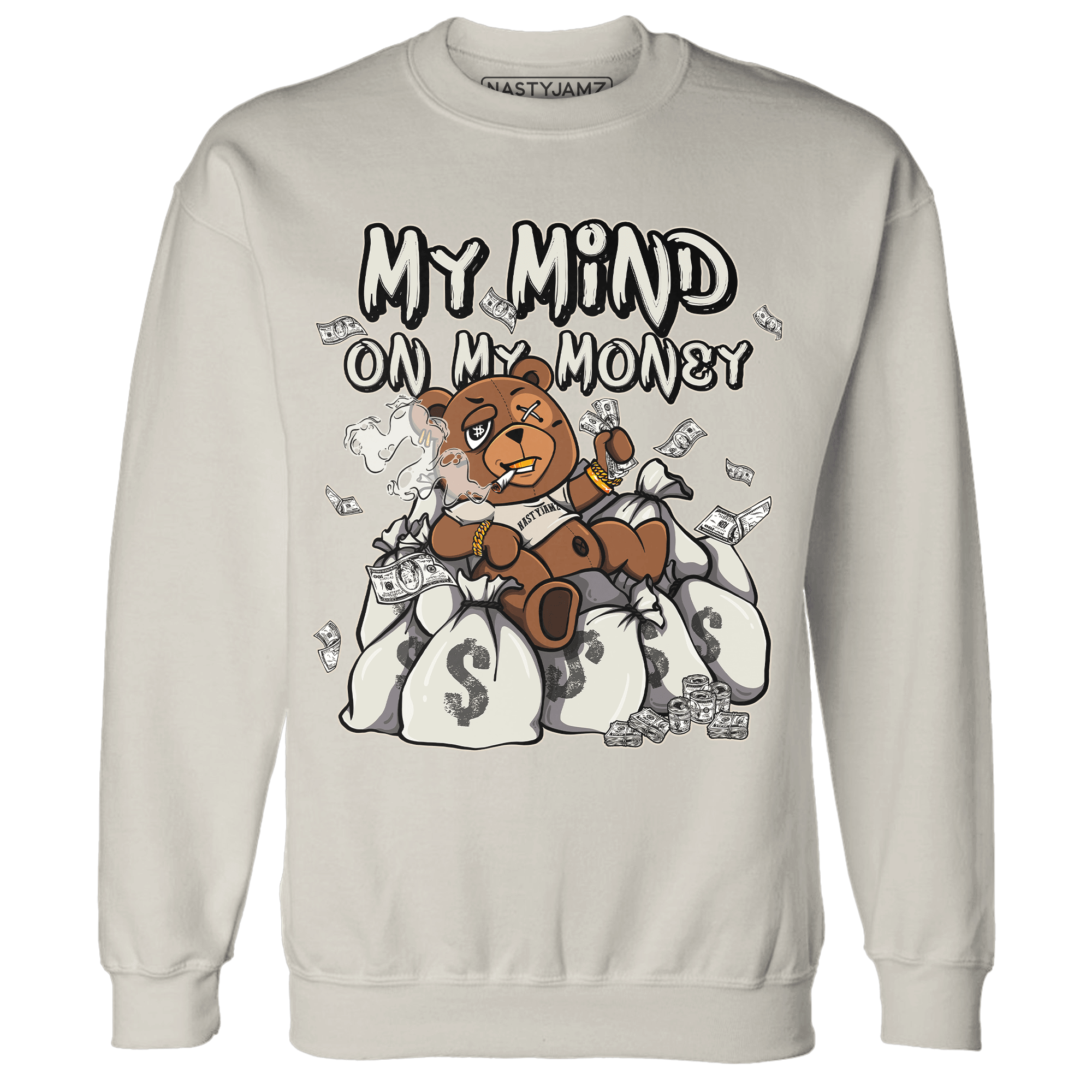 SE Sail 5s Sweatshirt Match My Mind On My Money BER - NastyJamz