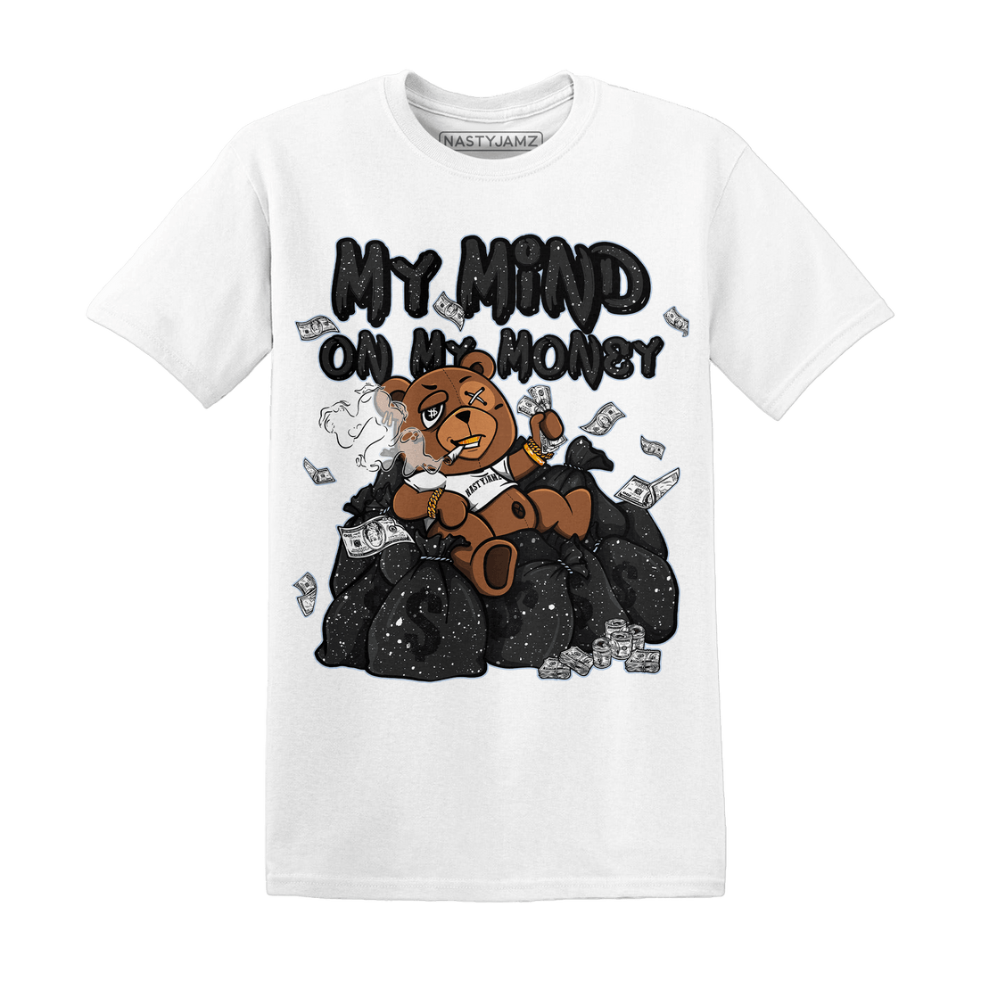 Reverse Oreo 6s T Shirt Match My Mind On My Money BER - NastyJamz