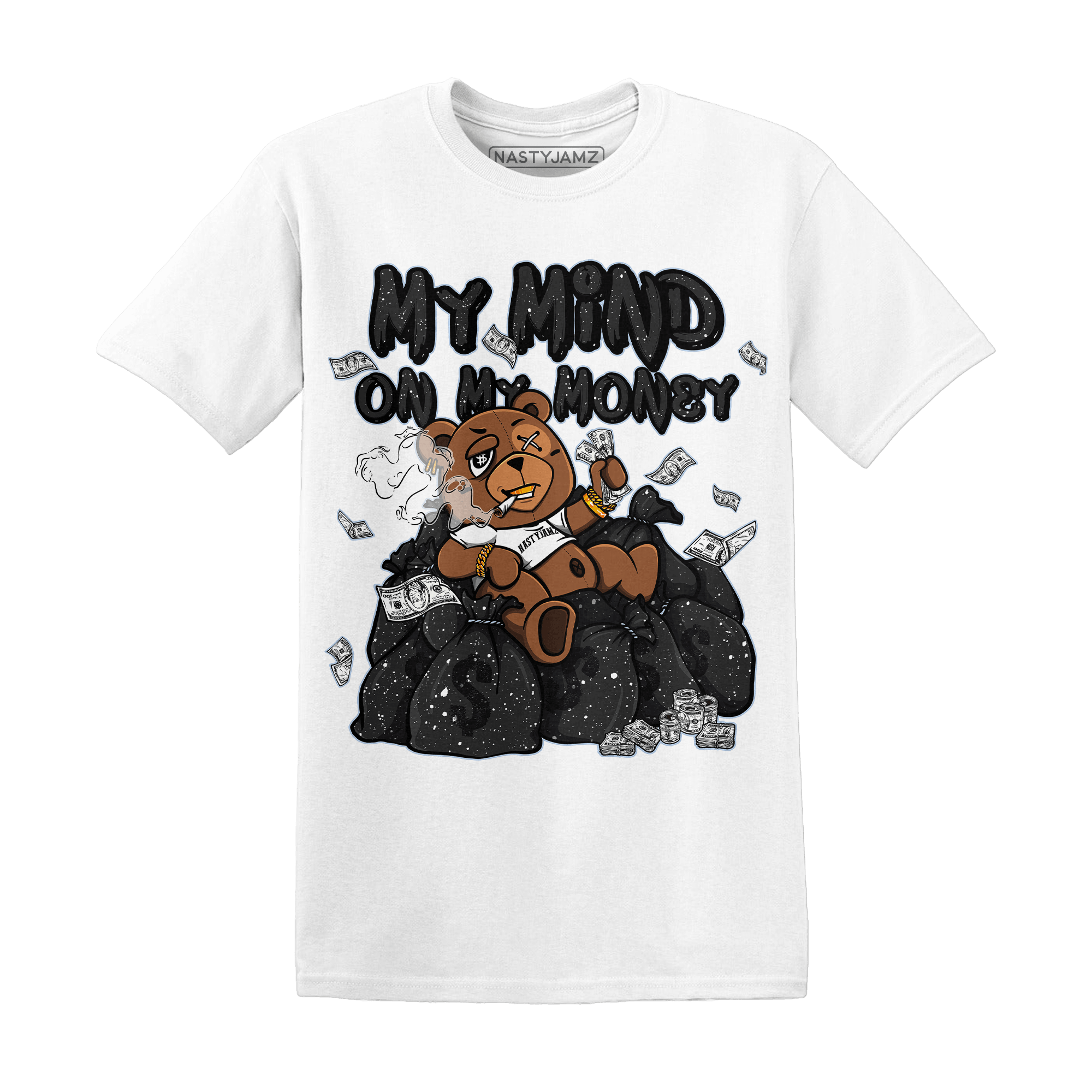 Reverse Oreo 6s T Shirt Match My Mind On My Money BER - NastyJamz