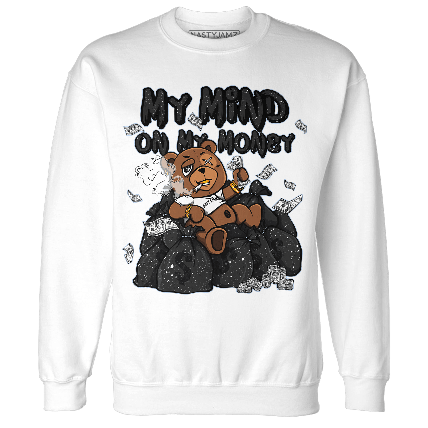 Reverse Oreo 6s Sweatshirt Match My Mind On My Money BER - NastyJamz
