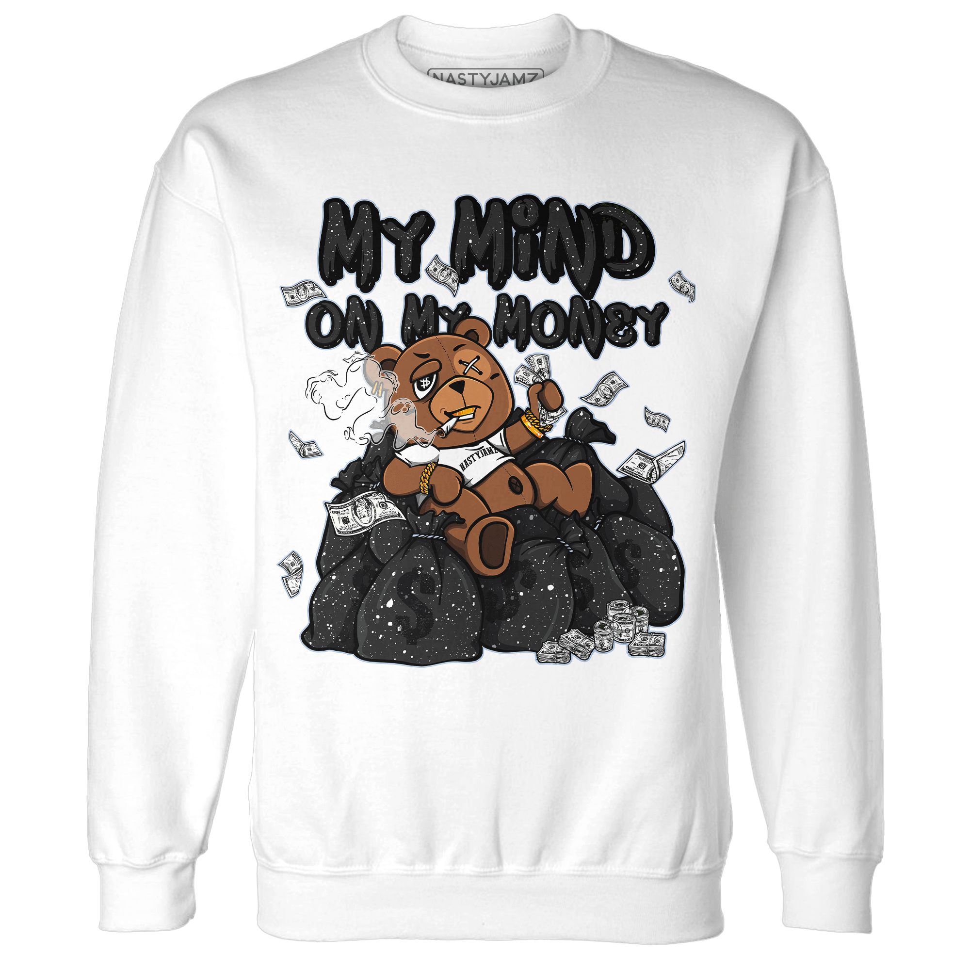 Reverse Oreo 6s Sweatshirt Match My Mind On My Money BER - NastyJamz