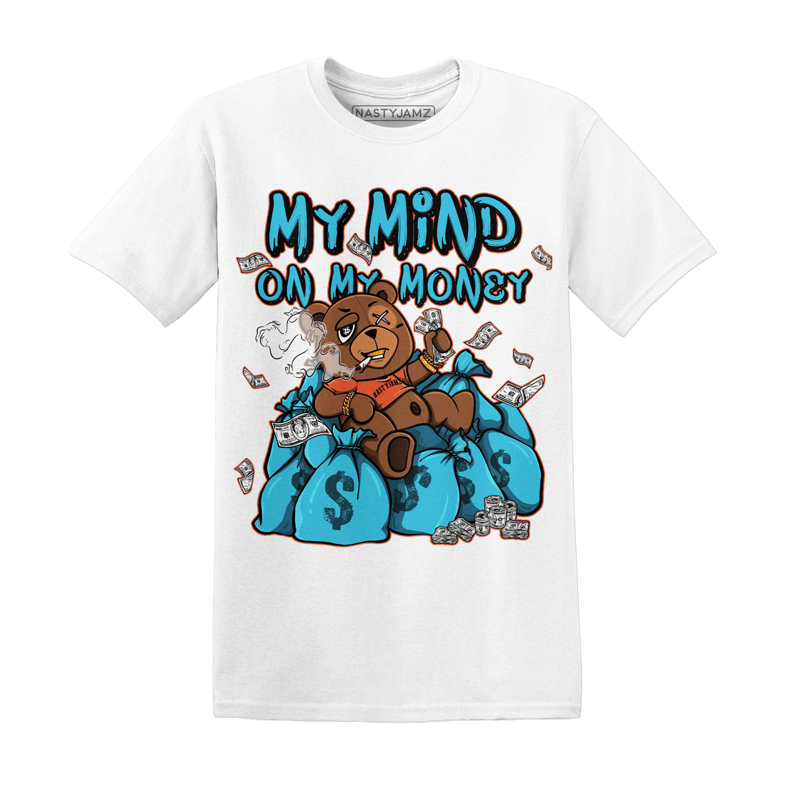 Dunk Low Dolphins T Shirt Match My Mind On My Money BER - NastyJamz
