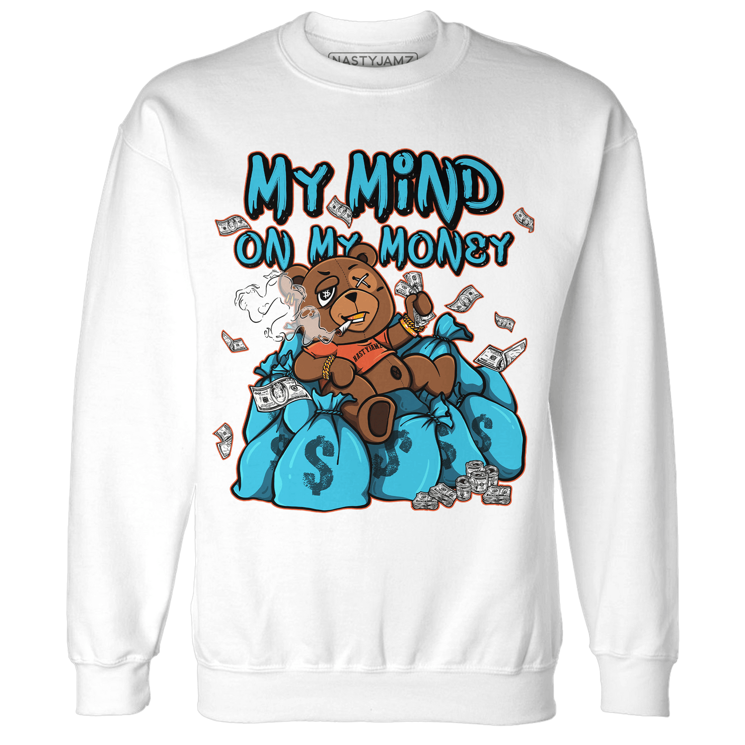 Dunk Low Dolphins Sweatshirt Match My Mind On My Money BER - NastyJamz