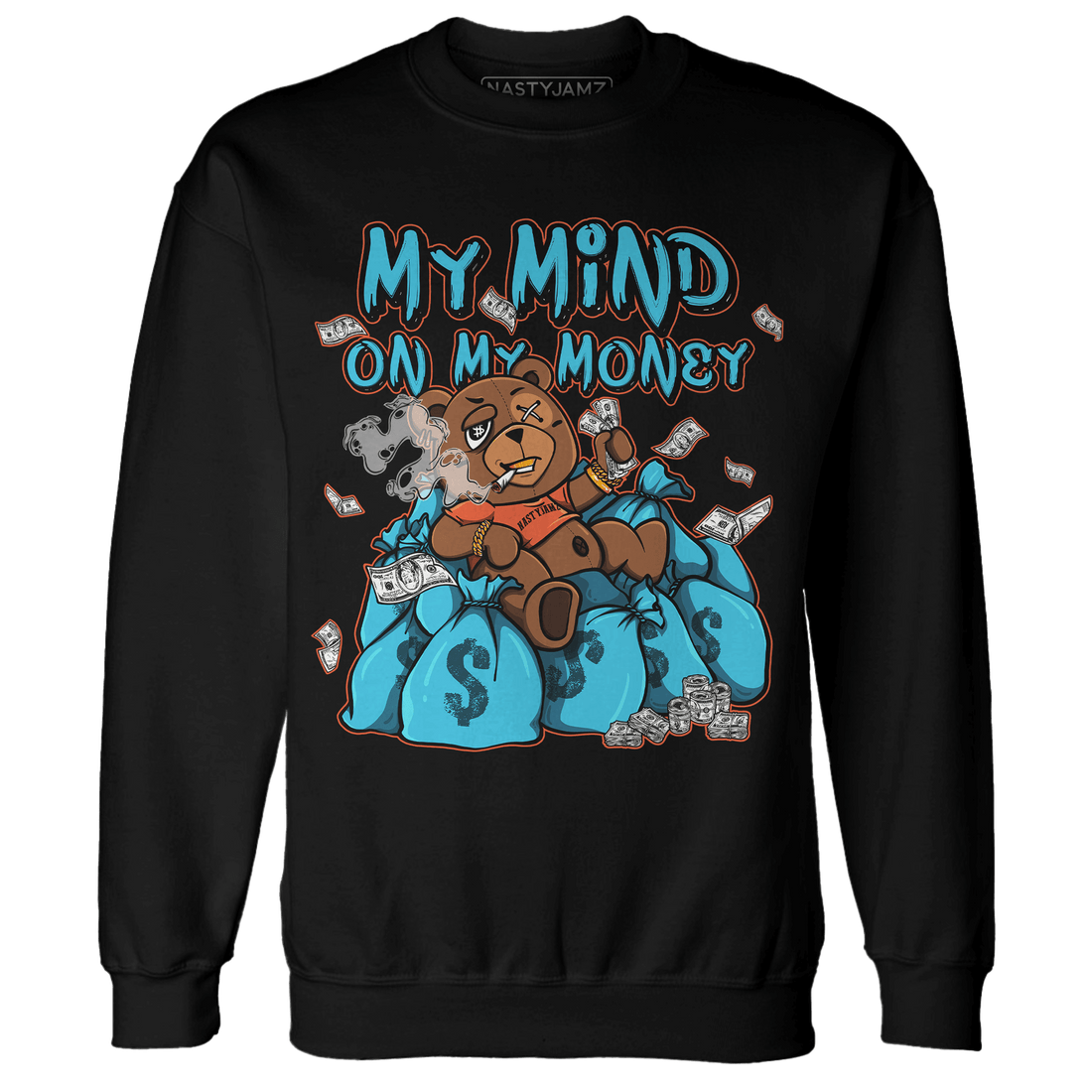 Dunk Low Dolphins Sweatshirt Match My Mind On My Money BER - NastyJamz