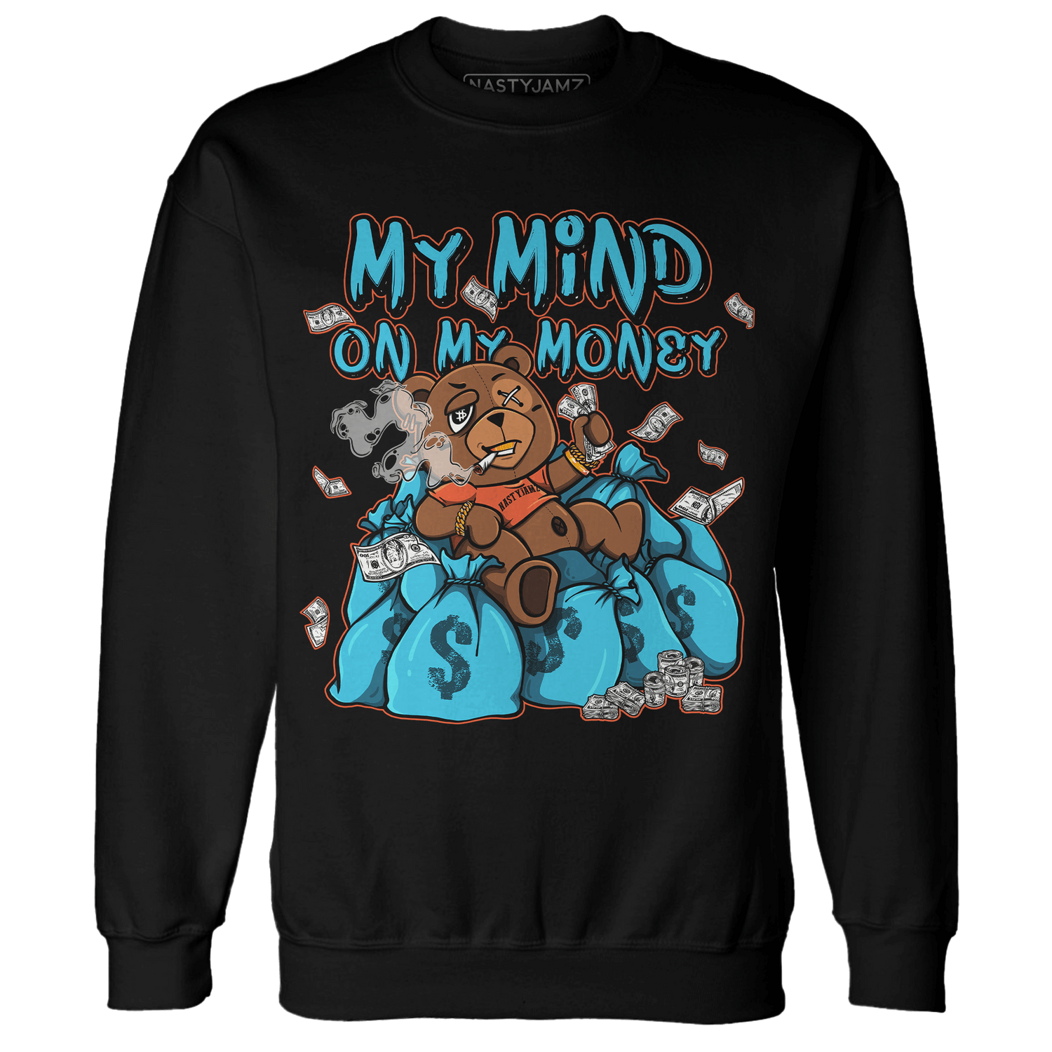 Dunk Low Dolphins Sweatshirt Match My Mind On My Money BER - NastyJamz
