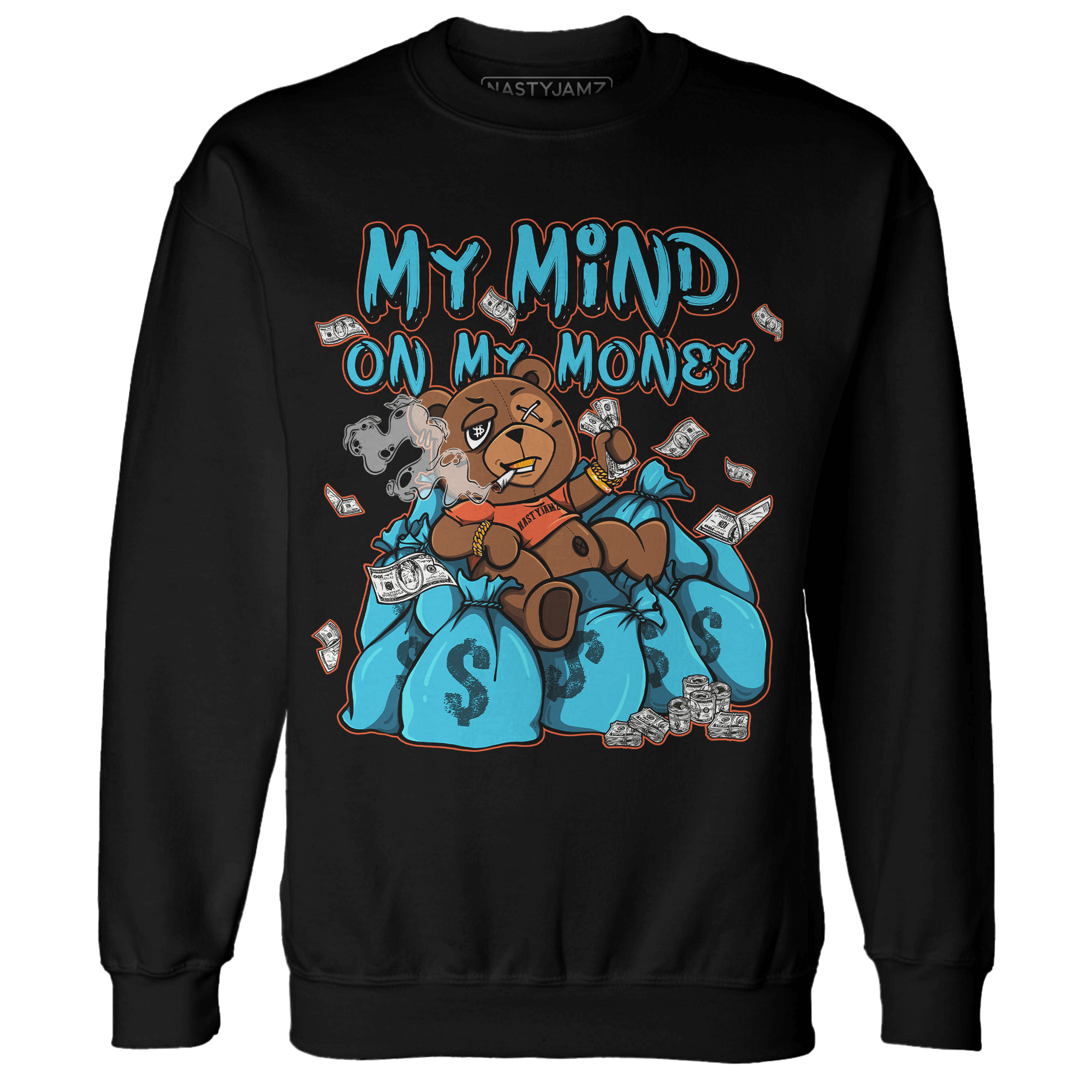 Dunk Low Dolphins Sweatshirt Match My Mind On My Money BER - NastyJamz