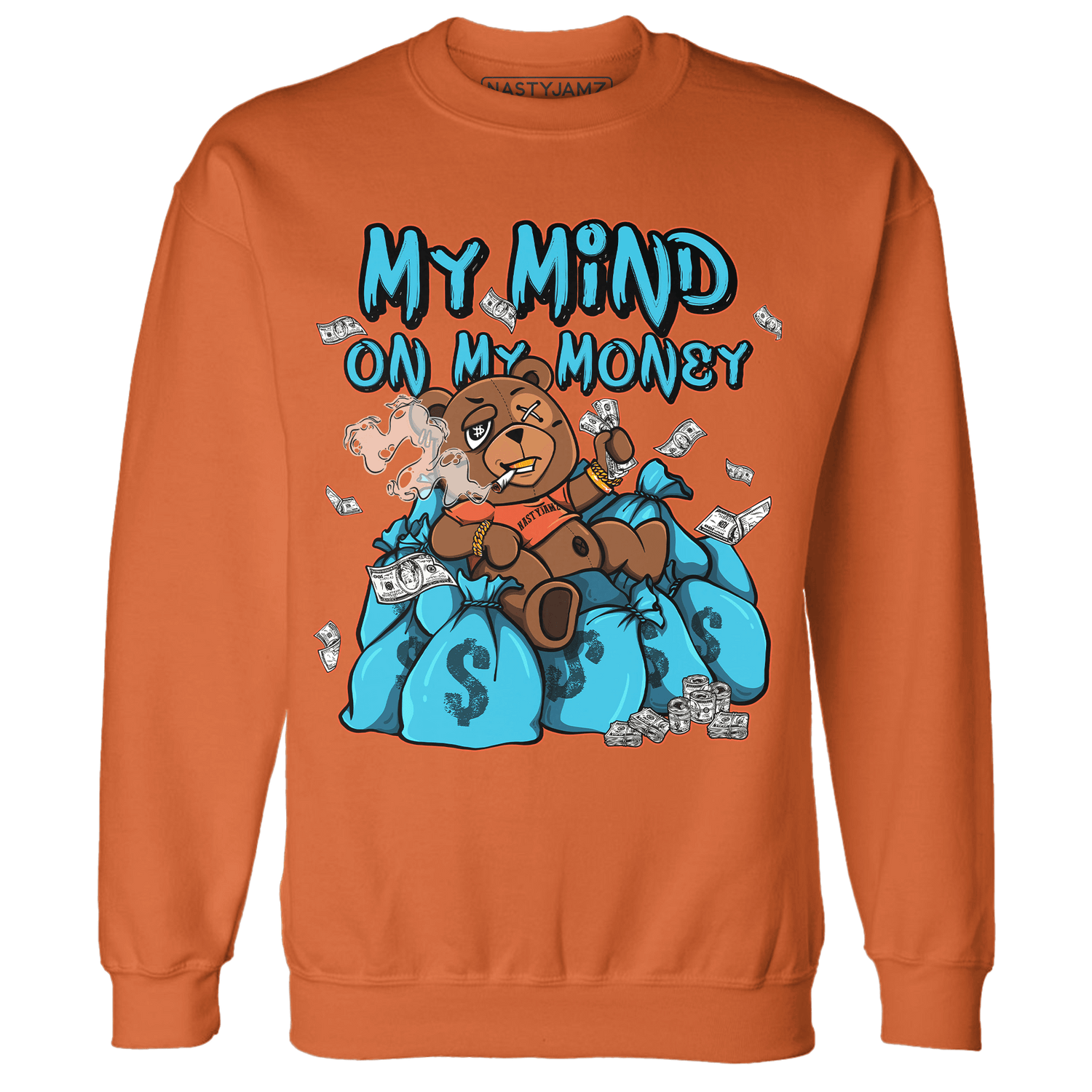 Dunk Low Dolphins Sweatshirt Match My Mind On My Money BER - NastyJamz