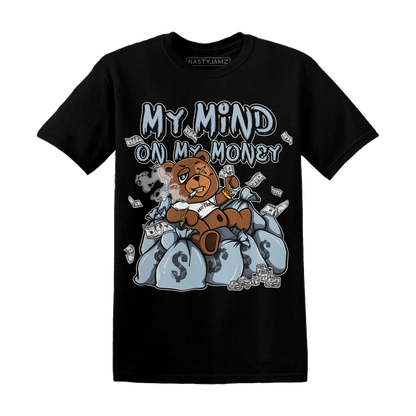 Blue Grey 13s T Shirt Match My Mind On My Money BER - NastyJamz