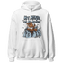 Blue Grey 13s Hoodie Match My Mind On My Money BER - NastyJamz
