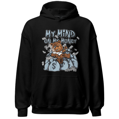 Blue Grey 13s Hoodie Match My Mind On My Money BER - NastyJamz