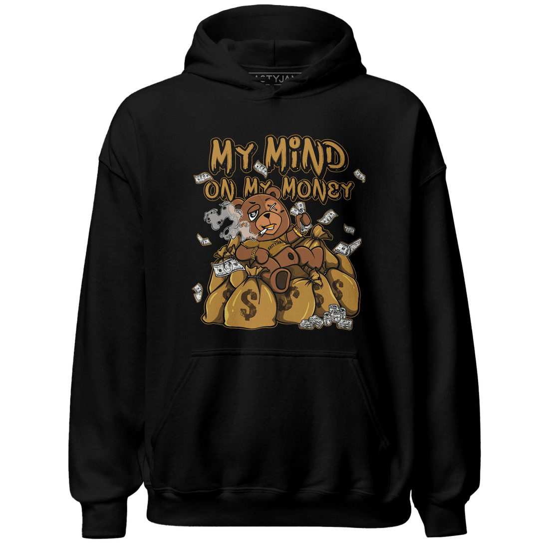 Wheat 13s Hoodie Match My Mind On My Money BER - NastyJamz