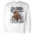 Retro High OG Black White 1s Sweatshirt Match My Mind On My Money BER - NastyJamz
