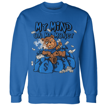 Royal Reimagined 1s Sweatshirt Match My Mind On My Money BER - NastyJamz