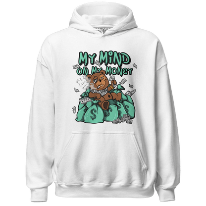 Green Glow 3s Hoodie Match My Mind On My Money BER - NastyJamz