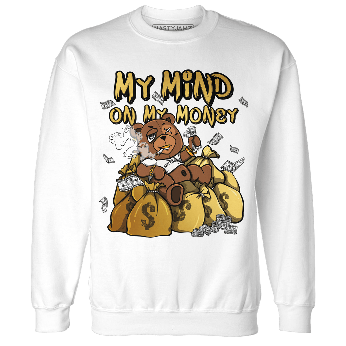 Sail 4s Sweatshirt Match My Mind On My Money BER - NastyJamz