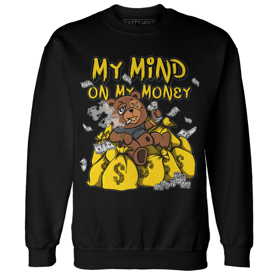 Thunder 4s Sweatshirt Match My Mind On My Money BER - NastyJamz