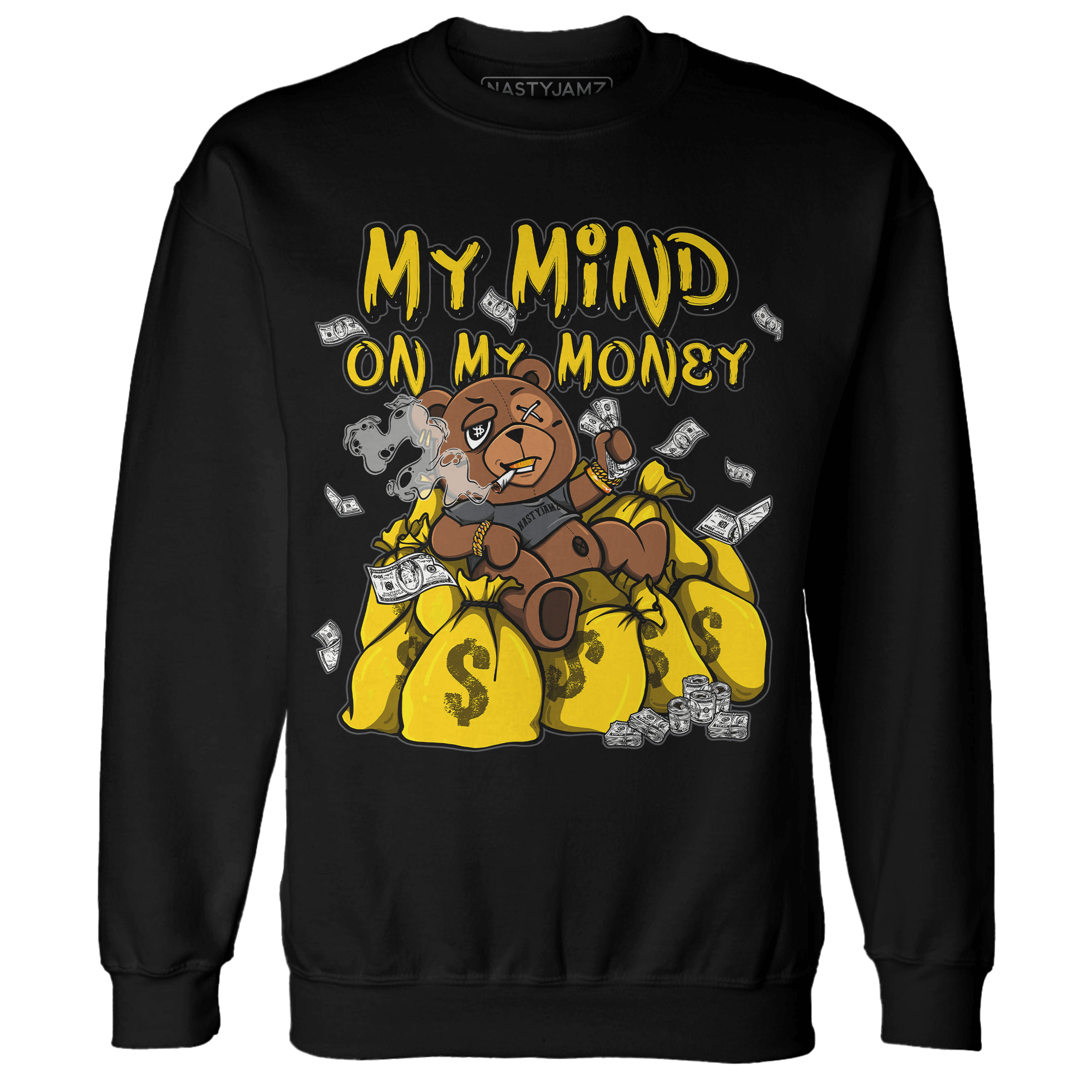 Thunder 4s Sweatshirt Match My Mind On My Money BER - NastyJamz