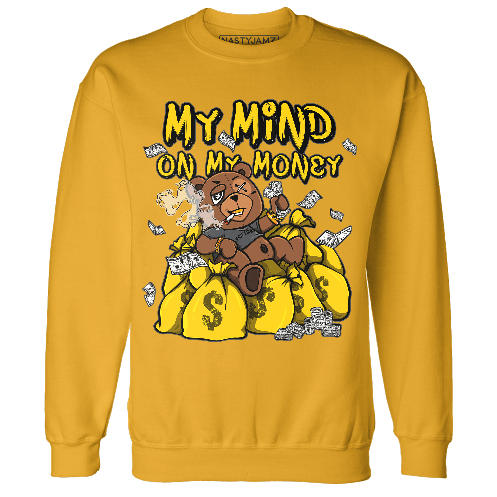 Thunder 4s Sweatshirt Match My Mind On My Money BER - NastyJamz