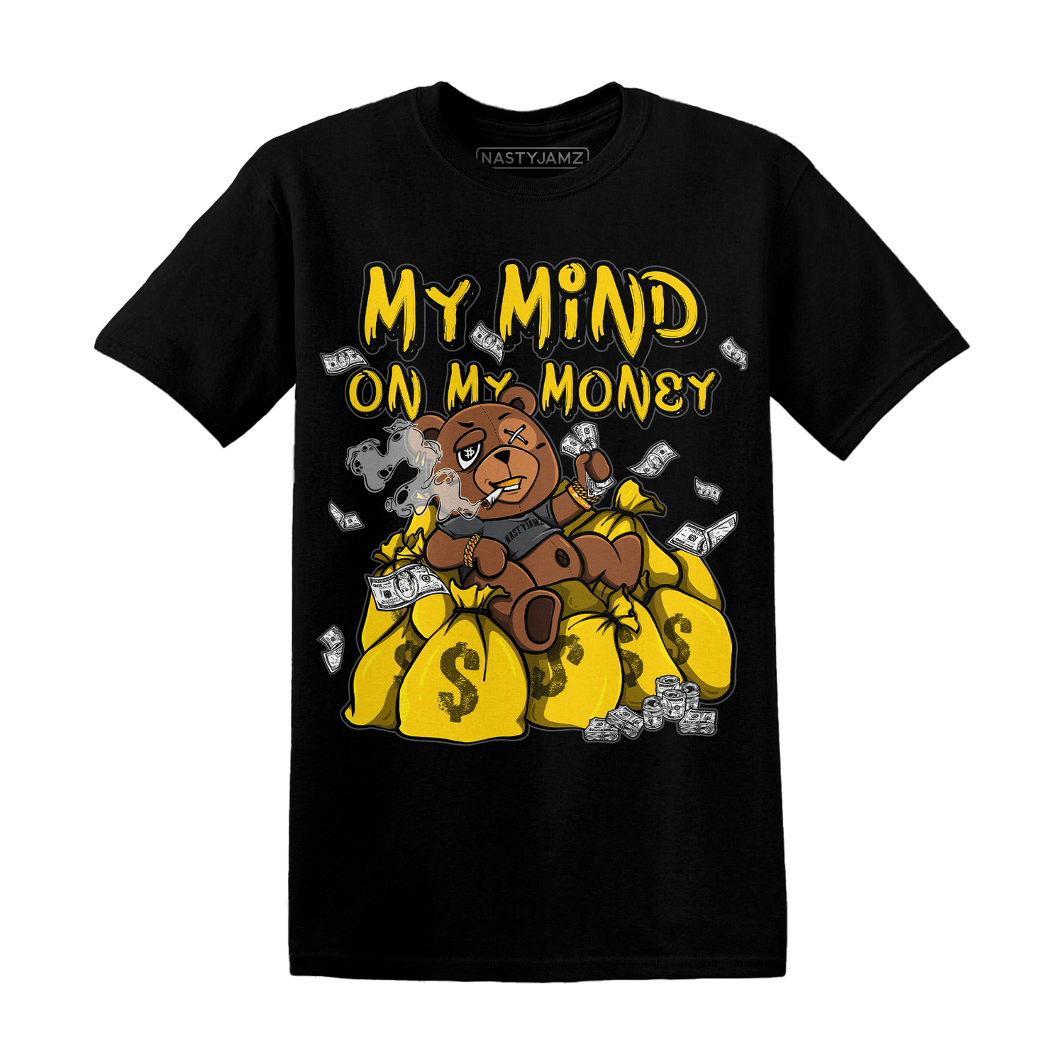 Thunder 4s T Shirt Match My Mind On My Money BER - NastyJamz