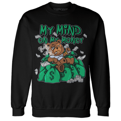 Lucky Green 5s Sweatshirt Match My Mind On My Money BER - NastyJamz